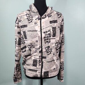 Lit 26 Love Graffiti Hoodie Size Large